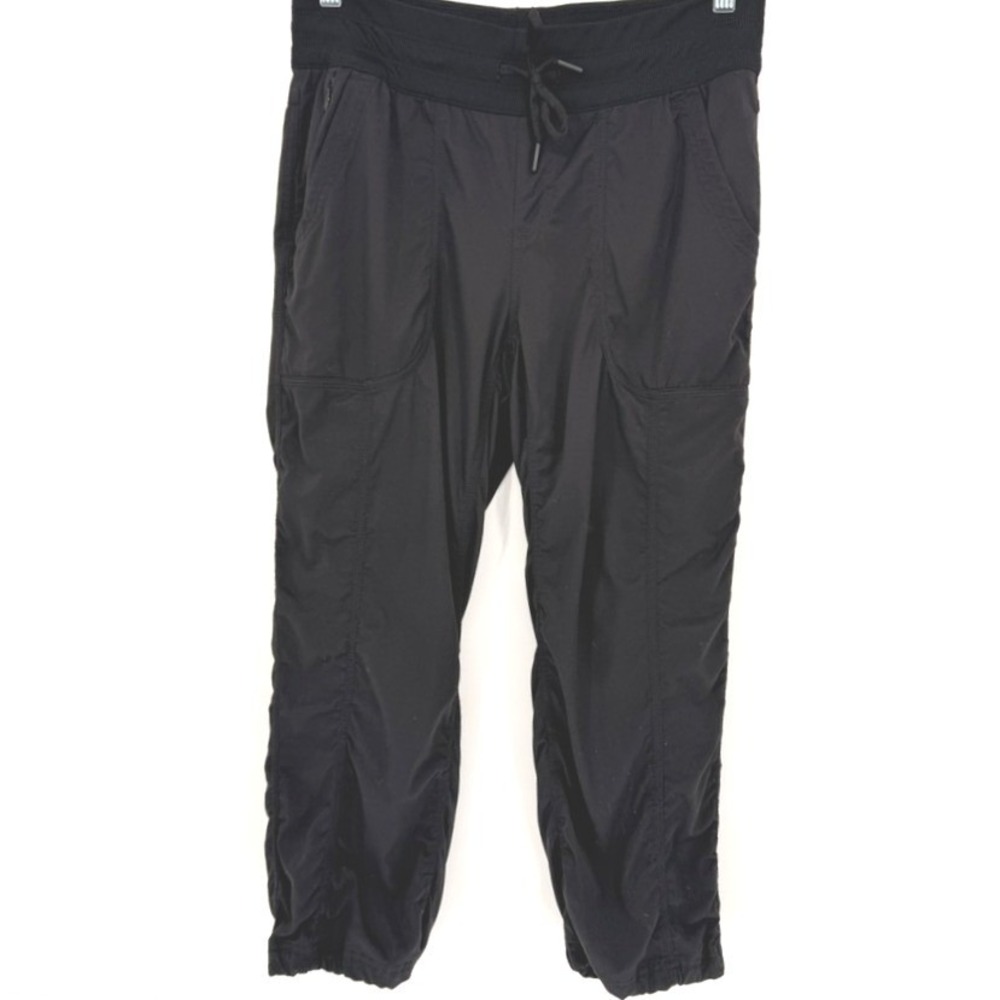 The North Face Aphrodite 2.0 Black Ruched Hiking Jogger Pants Womens Medium